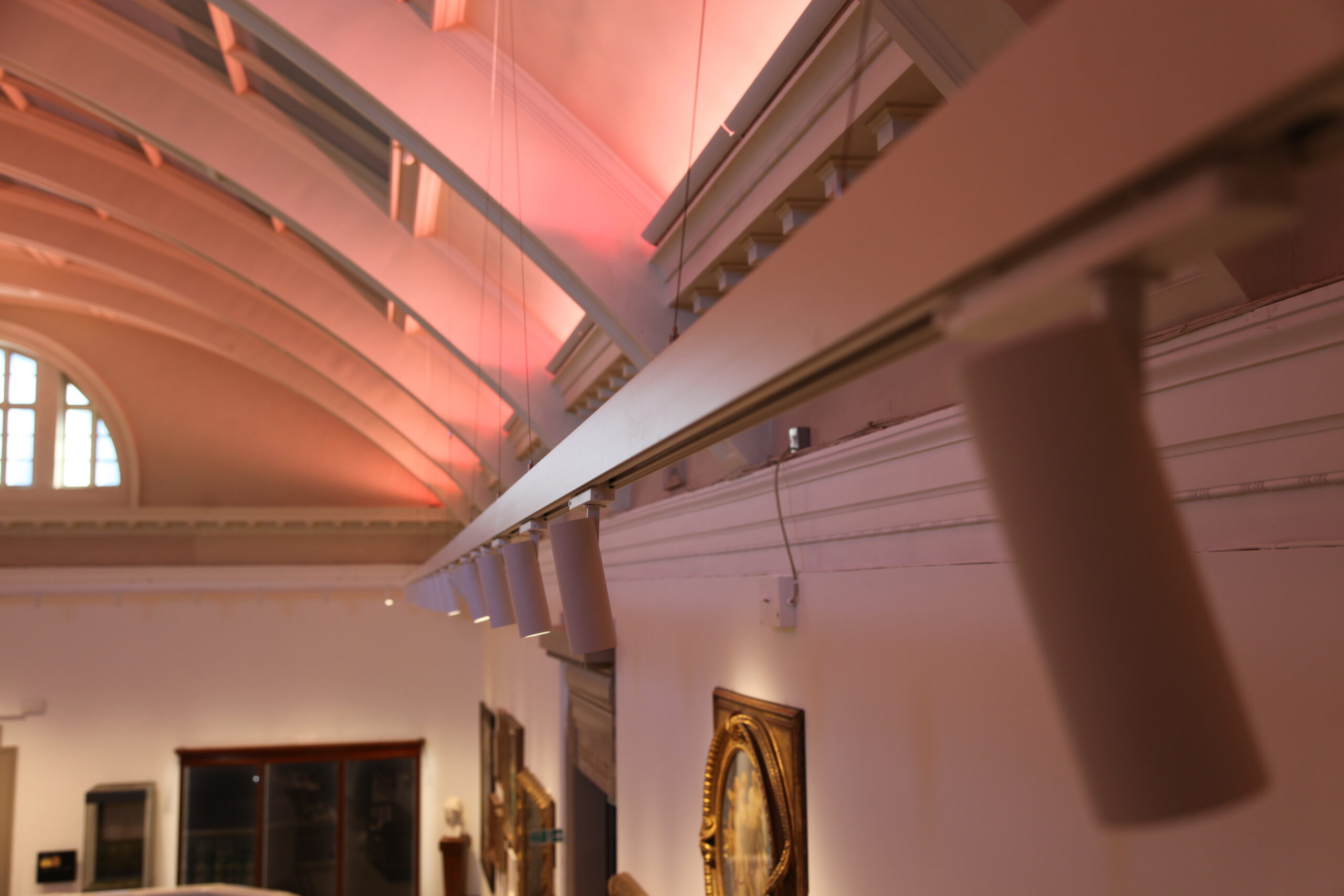 Track Lighting installed by TruCru in Grade 1 listed Cornwall Museum and Art Gallery
